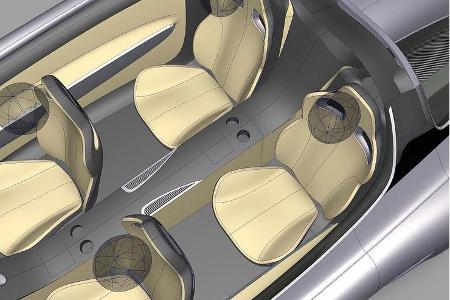 3,10 Meter Radstand sorgen auch im Fond für ausreichend Beinfreiheit.