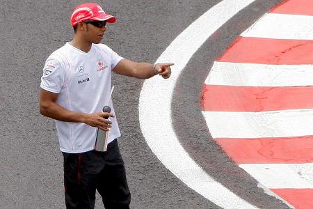 WM-Leader Hamilton wurde nur Vierter, hatte sich aber für das Rennen bereits einen Plan zurecht gelegt: 