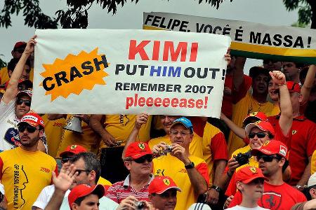 Die brasilianischen Schlachtenbummler hatten allerdings eine andere Idee.