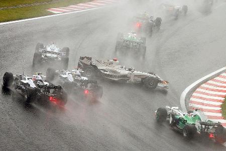 ... hinten hatten einige nicht ganz so viel Glück.