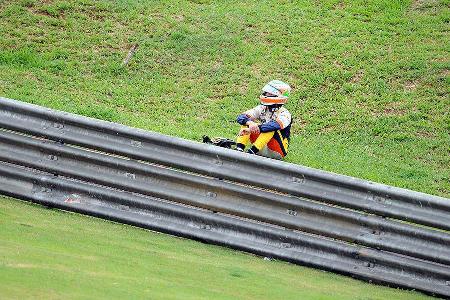 ... und schaute sich das Rennen anschließend vom Logenplatz an.