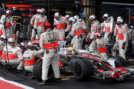 Bei Hamilton ließ man sich dagegen etwas mehr Zeit.