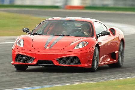 In Hockenheim bleibt der Ferrari auch auf der letzten Rille absolut stabil.