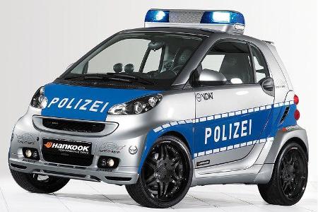 Das 2007-2008er Fahrzeug des Arbeitskreis Tune it! Safe! basiert auf einem Smart Fortwo Cabrio.