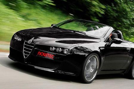 Novitec verpasst dem Alfa Romeo ein Sportfahrwerk.