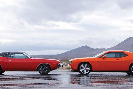 Bereits 1970 war der Challenger neben Ford Mustang, Pontiac GTO oder Chevrolet Camaro ein attraktives Muscle Car. Nun hat Do...