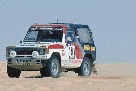 Mitsubishi Patrol bei der 1983er Ausgabe der Rallye.
