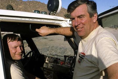 Andrew Cowan und Colin Malkin mit Mitsubishi Pajero.