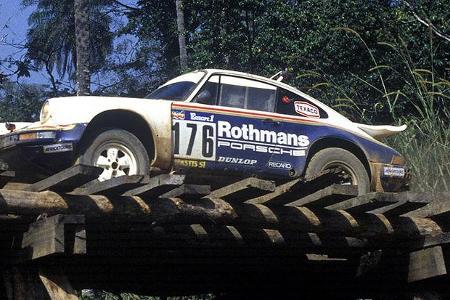 ... und auf einer Brücke.