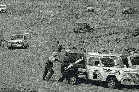 An manchen Stellen treffen sich mehrere Teilnehmer.