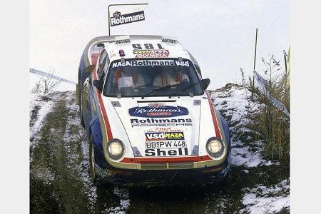 Ickx fährt steil bergab.