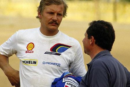 Juha Kankkunen im Gespräch mit Jean Todt.