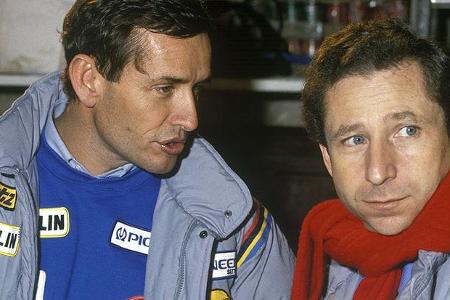 Jackie Ickx und Jean Todt.