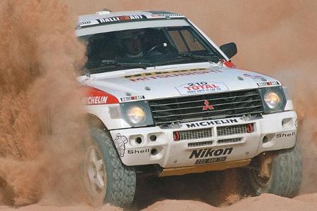 Mitsubishi belegt 1992 die ersten drei Plätze. Dahinter folgt vier Mal Citroen.