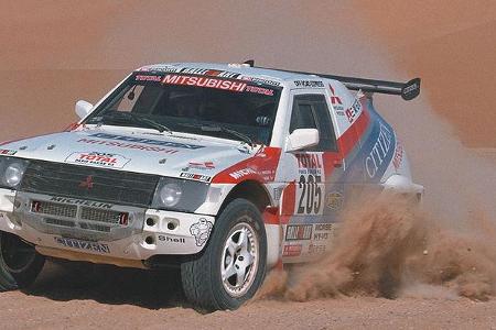 1993 siegen Saby/Serieys auf Mitsubishi.