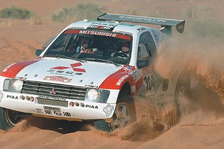 Das Mitsubishi-Werksteam wird nicht von einer abgebrochenen Etappe benachrichtigt und ...