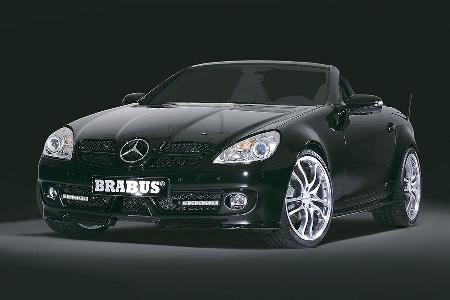 Tuner Brabus bietet für den facegelifteten Mercedes-Roadster SLK ein exklusives Veredelungsprogramm an.