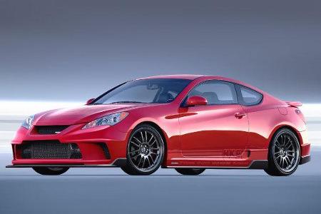 Tuner HKS zeigt auf der gleichen Basis ein weniger extrem ausgelegtes Sportcoupé. Das auf Leistung ausgelegte Konzept konzen...