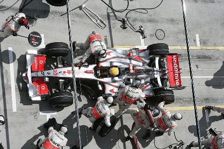 Mit einer Drei-Stopp-Strategie fuhr Hamilton in Istanbul auf den zweiten Platz.