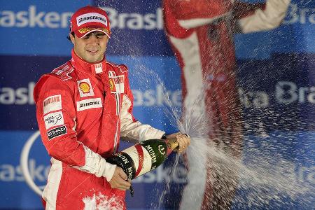 Felipe Massa sah in der Schlussrunde bereits wie der neue Weltmeister aus.