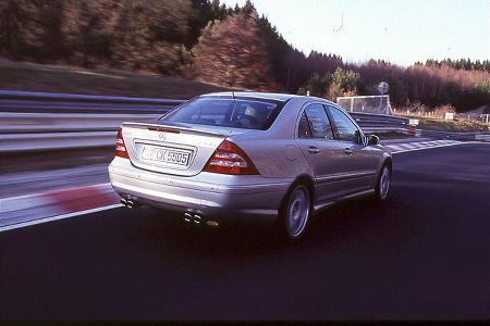 Kategorie Limousine/Kombi: Mercedes C55 AMG. Zeit: 8.22 min
