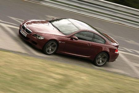 Kategorie viersitziges Coupé: BMW M6. Zeit: 8.10 min