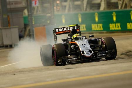Sergio Perez - GP Singapur 2016