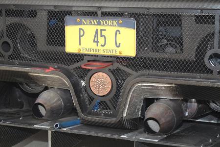 Ferrari P4/5 Competizione, Nummernschild