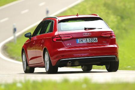 Audi A3 Sportback 1.0 TFSI, Heckansicht