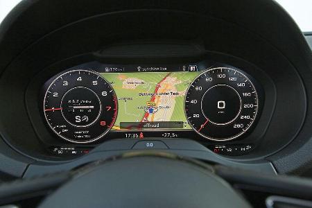 Audi A3 Sportback 1.0 TFSI, Anzeigeinstrumente