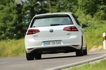 VW Golf 1.0 TSI, Heckansicht