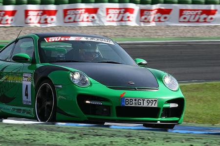 2. Platz: Frank Schmickler, TechArt Automobildesign GmbH - Techart-Porsche Gtstreet; 1:11,392 min (Startnummer 4/24).