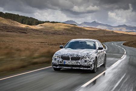 BMW 5er, Baureihe G30, Erprobungsfahrt, Sperrfrist