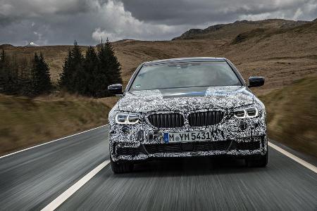 BMW 5er, Baureihe G30, Erprobungsfahrt, Sperrfrist