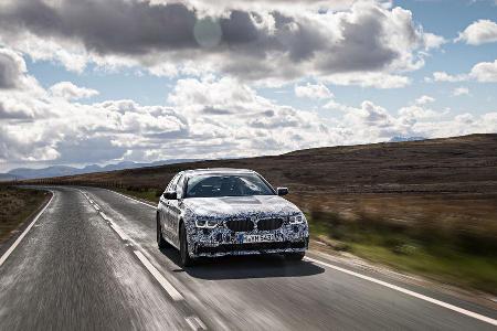 BMW 5er, Baureihe G30, Erprobungsfahrt, Sperrfrist