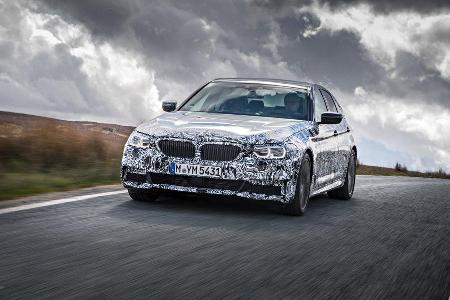 BMW 5er, Baureihe G30, Erprobungsfahrt, Sperrfrist