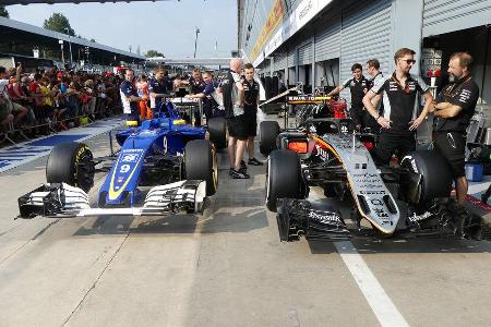 Sauber & Force India - Formel 1 - GP Italien - Monza - 1. September 2016