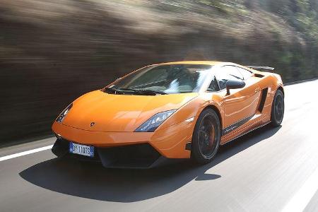 Lamborghini Gallardo LP 570-4 Superleggera - Fahrtaufnahme Frontansicht