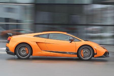 Lamborghini Gallardo LP 570-4 Superleggera - Fahrtaufnahme Seitenansicht