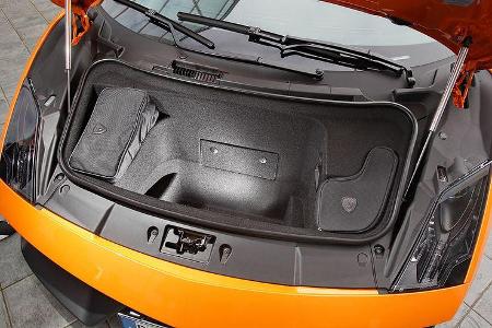 Kofferraum des Lamborghini Gallardo LP 570-4 Superleggera