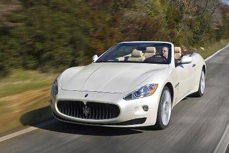 Der V8 des Maserati Gran Cabrio schickt 440 PS an die Hinterräder.