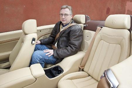 Im Fond fühlen sich auch Erwachsene wohl, ....