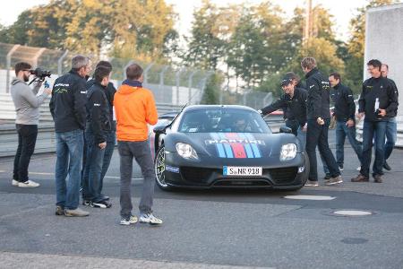 Porsche 918, Nrburgring, Team