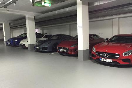 Parkplatz Redaktionsgarage