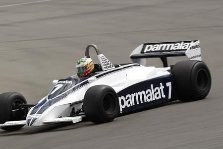 Der Spanier Joaquin Folch auf Brabham BT49D/18.