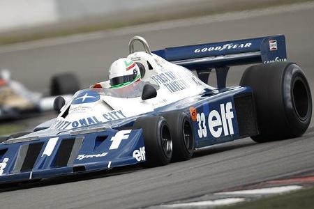 Der legendäre sechsrädrige Tyrrell P34.
