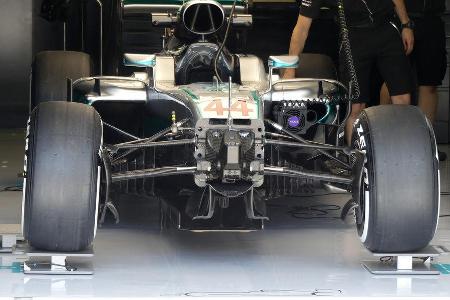 Mercedes - Chassis-Trick - F1-Technik - Formel 1 2016