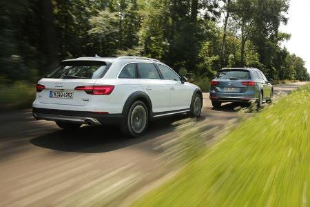 Audi A4 Allroad Quattro 2.0 TFSI, VW Passat Alltrack 2.0 TSI 4Motion