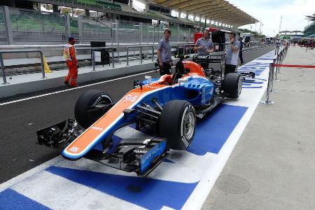Manor - Formel 1 - GP Malaysia - Donnerstag - 29.9.2016