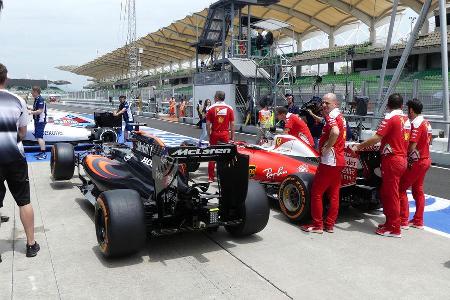 McLaren - Ferrari - Formel 1 - GP Malaysia - Donnerstag - 29.9.2016